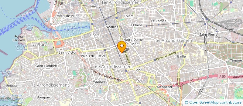 localisation de l'entreprise MONSIEUR PATRICE BIDAULT  MARSEILLE