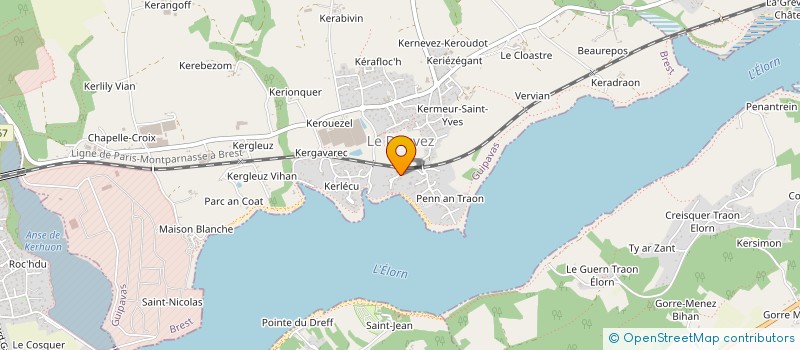 localisation de l'entreprise MONSIEUR PATRICE BILLON  GUIPAVAS