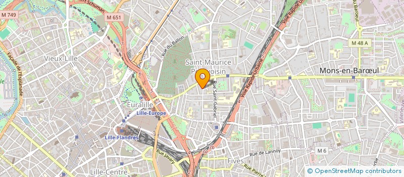 localisation de l'entreprise MONSIEUR PATRICE BILOE à LILLE
