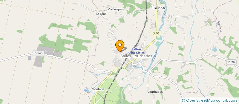 localisation de l'entreprise MONSIEUR PATRICE BLANCHARD à SALLES-COURBATIES