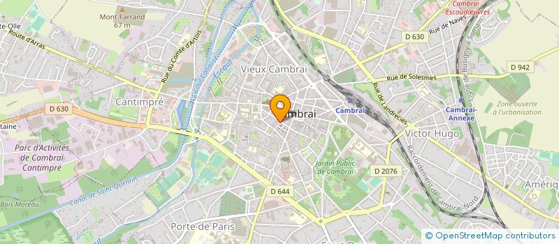 localisation de l'entreprise MONSIEUR PATRICE BLANJOUE à CAMBRAI