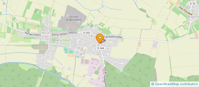 localisation de l'entreprise MONSIEUR PATRICE BOCK  BETSCHDORF