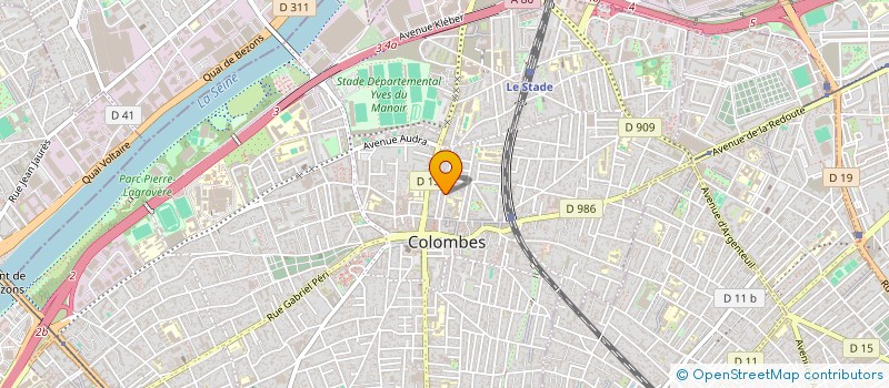 localisation de l'entreprise MONSIEUR PATRICE BOIS à COLOMBES