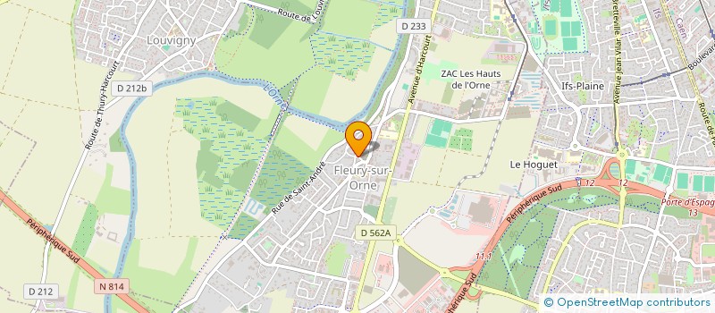 localisation de l'entreprise MONSIEUR PATRICE BOLLIN  FLEURY-SUR-ORNE