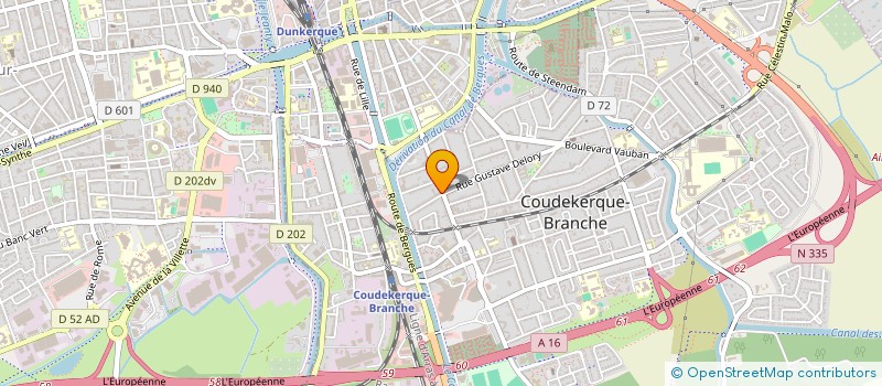 localisation de l'entreprise MONSIEUR PATRICE BOMMEL  COUDEKERQUE-BRANCHE