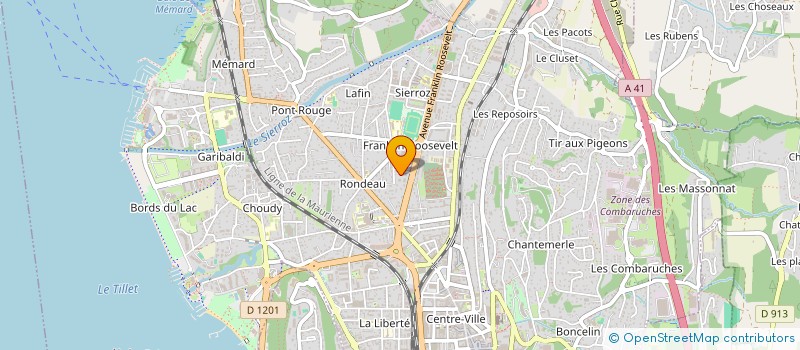 localisation de l'entreprise MONSIEUR PATRICE BONNEL  AIX-LES-BAINS