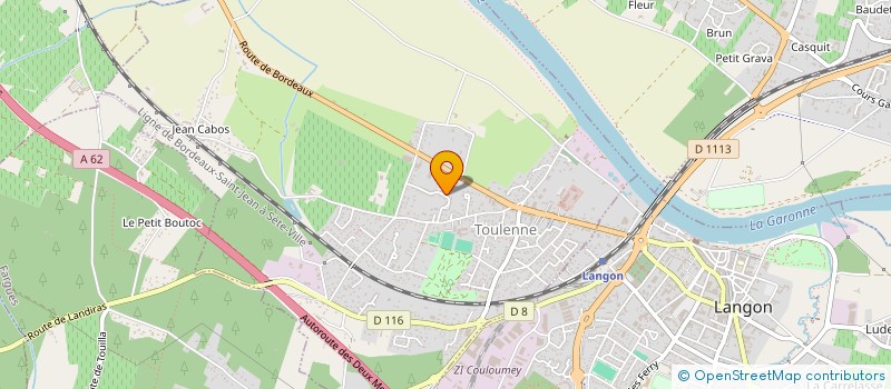 localisation de l'entreprise MONSIEUR PATRICE BONNERON  TOULENNE