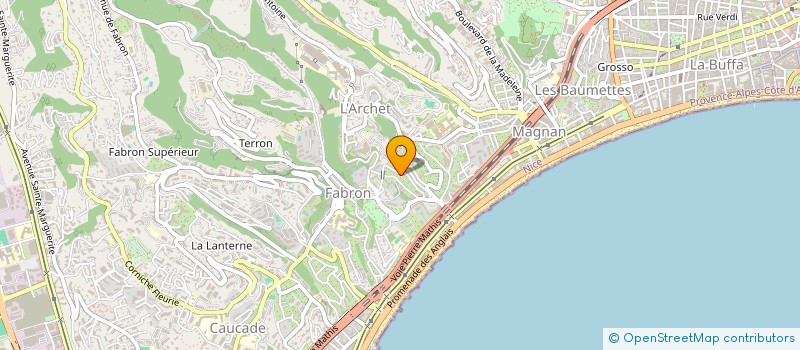 localisation de l'entreprise MONSIEUR PATRICE BONNET à NICE