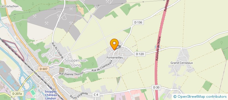 localisation de l'entreprise MONSIEUR PATRICE BONNET  CHAINTREAUX