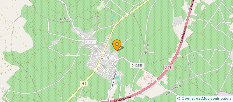 localisation de l'entreprise MONSIEUR PATRICE BONNET  VALROS