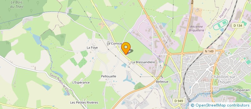 localisation de l'entreprise MONSIEUR PATRICE BONNET  CHATILLON-SUR-THOUET