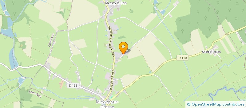 localisation de l'entreprise MONSIEUR PATRICE BONNOT  MESSEY-SUR-GROSNE