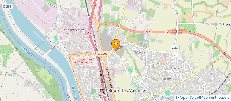 localisation de l'entreprise MONSIEUR PATRICE BONTOUT à BOURG-LES-VALENCE