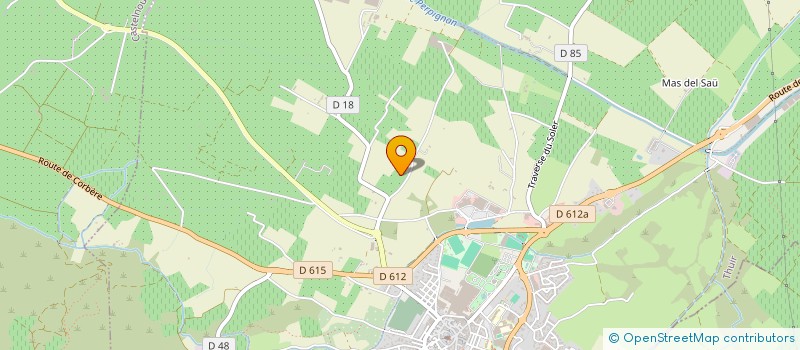 localisation de l'entreprise MONSIEUR PATRICE BORGOGNO  THUIR