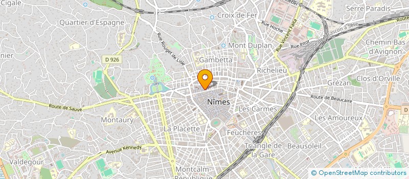 localisation de l'entreprise MONSIEUR PATRICE BORNAND  NIMES