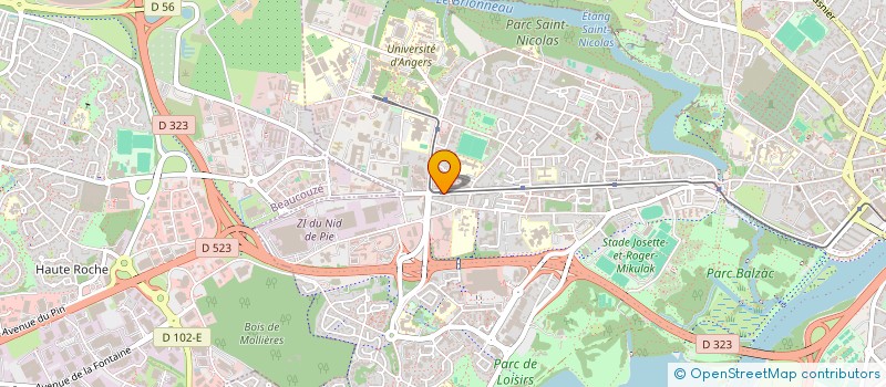 localisation de l'entreprise MONSIEUR PATRICE BOTTIER  ANGERS