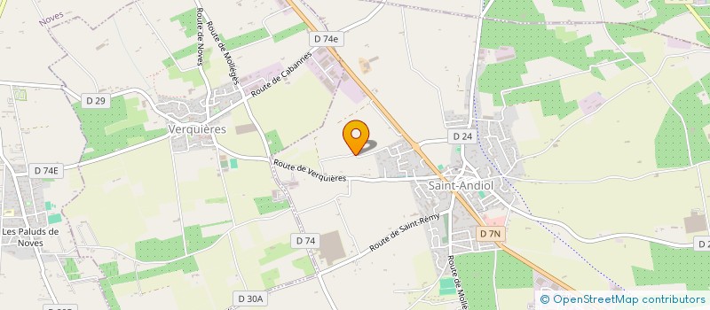 localisation de l'entreprise MONSIEUR PATRICE BOUCHARD  SAINT-ANDIOL