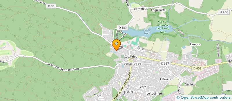 localisation de l'entreprise MONSIEUR PATRICE BOUCHER  SEIGNOSSE