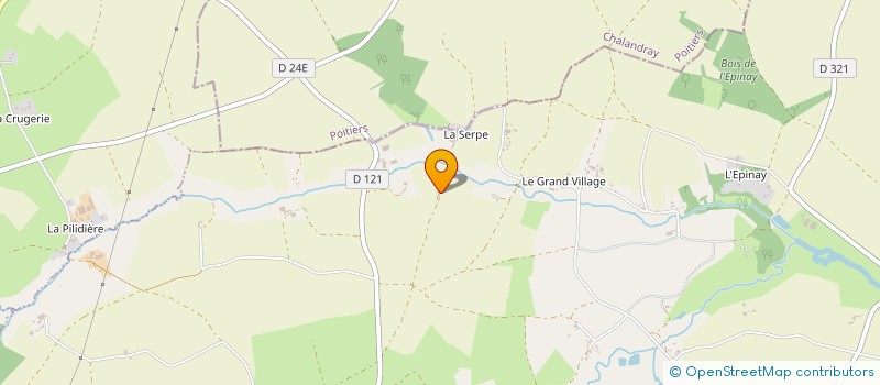 localisation de l'entreprise MONSIEUR PATRICE BOUCHET  LES CHATELIERS