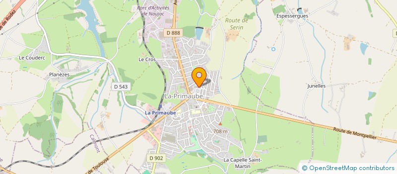 localisation de l'entreprise MONSIEUR PATRICE BOUDES  LUC-LA-PRIMAUBE