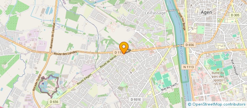 localisation de l'entreprise MONSIEUR PATRICE BOUE  LE PASSAGE