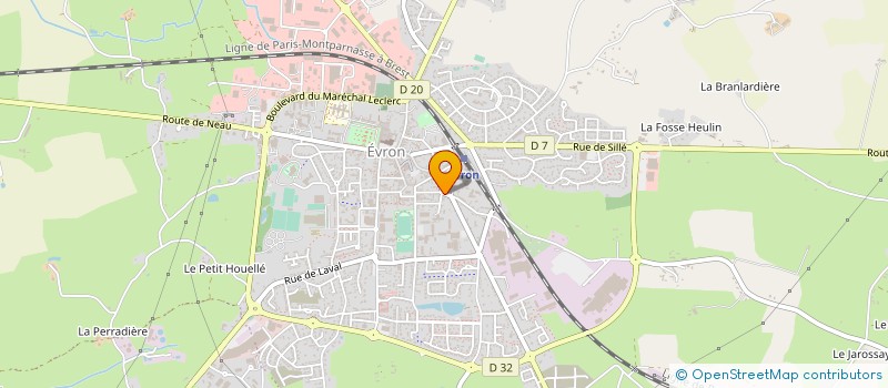 localisation de l'entreprise MONSIEUR PATRICE BOUET  EVRON