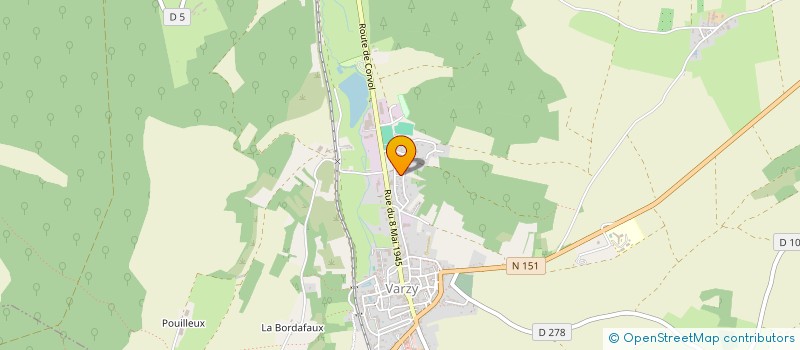 localisation de l'entreprise MONSIEUR PATRICE BOULLARD à VARZY