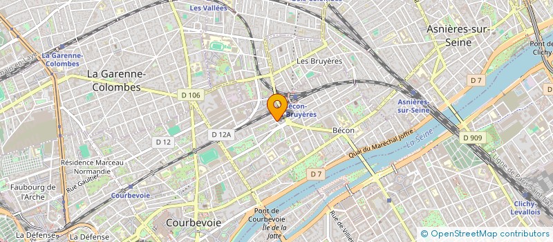 localisation de l'entreprise MONSIEUR PATRICE BOULLE à COURBEVOIE