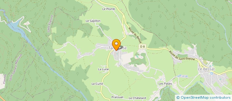 localisation de l'entreprise MONSIEUR PATRICE BOULLOUD  TARENTAISE