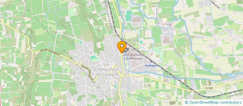 localisation de l'entreprise MONSIEUR PATRICE BOUQUET  CHATEAUNEUF-DE-GADAGNE