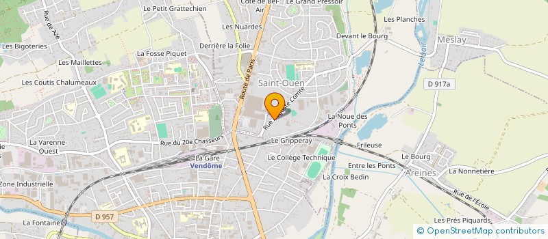 localisation de l'entreprise MONSIEUR PATRICE BOUR à SAINT-OUEN