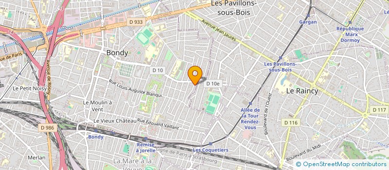 localisation de l'entreprise MONSIEUR PATRICE BOURDONNAY à BONDY