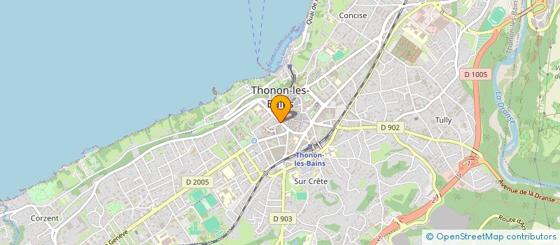 localisation de l'entreprise MONSIEUR PATRICE BOURGEOIS à THONON-LES-BAINS