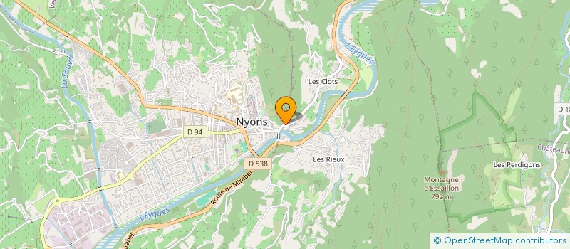 localisation de l'entreprise MONSIEUR PATRICE BOURGOGNE  NYONS