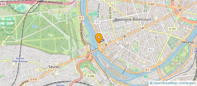 localisation de l'entreprise MONSIEUR PATRICE BOURNAS à BOULOGNE-BILLANCOURT