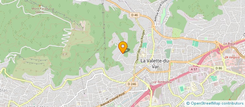 localisation de l'entreprise MONSIEUR PATRICE BOURRAS  TOULON