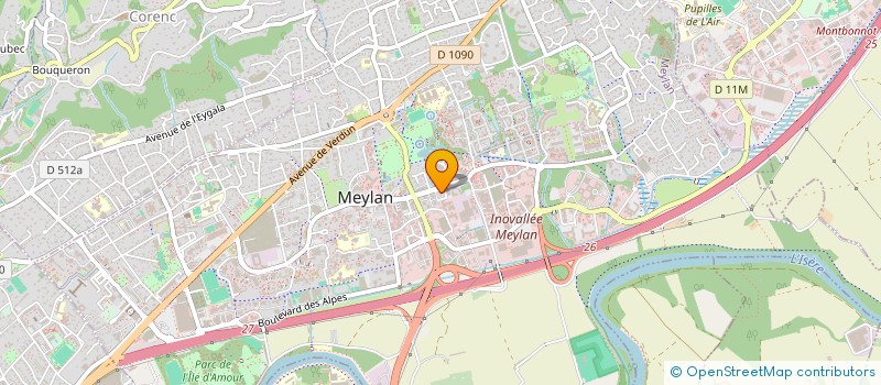 localisation de l'entreprise MONSIEUR PATRICE BOUVIER à MEYLAN