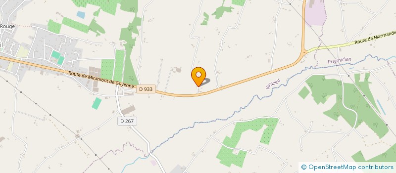 localisation de l'entreprise MONSIEUR PATRICE BOYE  VIRAZEIL