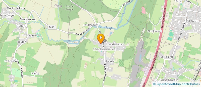 localisation de l'entreprise MONSIEUR PATRICE BOYER  CHARBONNIERES