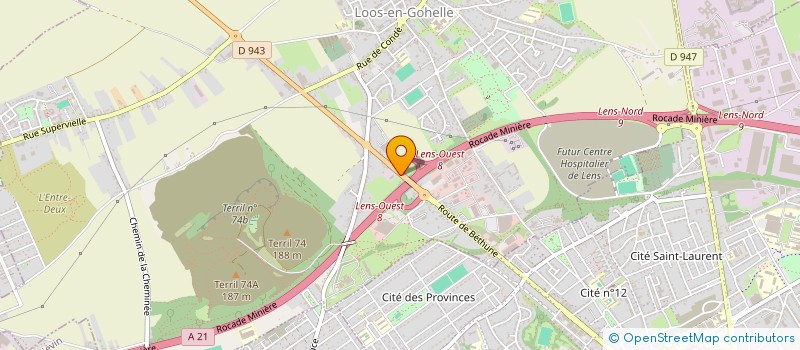 localisation de l'entreprise MONSIEUR PATRICE BRAILLY  LOOS-EN-GOHELLE