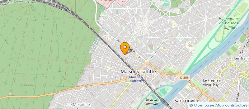 localisation de l'entreprise MONSIEUR PATRICE BRAME  LE MESNIL-LE-ROI