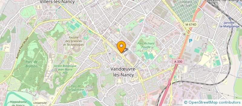 localisation de l'entreprise MONSIEUR PATRICE BRANCHET  VANDUVRE-LES-NANCY