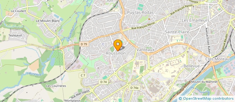 localisation de l'entreprise MONSIEUR PATRICE BREGIERAS à LIMOGES