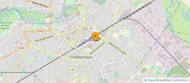 localisation de l'entreprise MONSIEUR PATRICE BREJAUD à CHATEAUROUX
