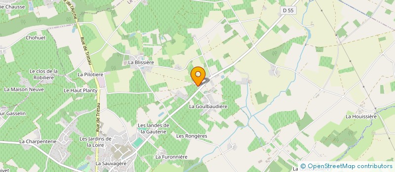 localisation de l'entreprise MONSIEUR PATRICE BRIAND à LE LANDREAU