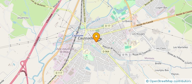 localisation de l'entreprise MONSIEUR PATRICE BROCAIL  CAUSSADE