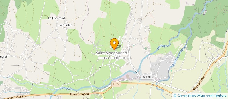 localisation de l'entreprise MONSIEUR PATRICE BROET  CHOMERAC