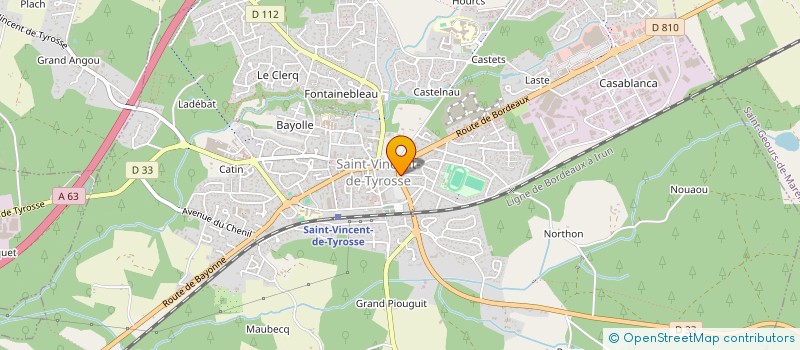 localisation de l'entreprise MONSIEUR PATRICE BROTCORNE  SAINT-VINCENT-DE-TYROSSE