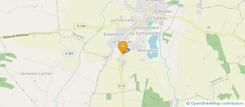 localisation de l'entreprise MONSIEUR PATRICE BRU à SARAMON