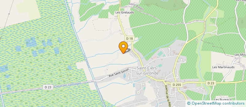 localisation de l'entreprise MONSIEUR PATRICE BRUN à SAINT-CIERS-SUR-GIRONDE